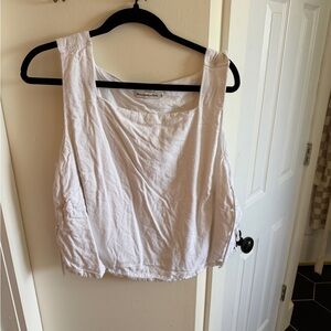 Abercrombie & Fitch Cream Tank Top